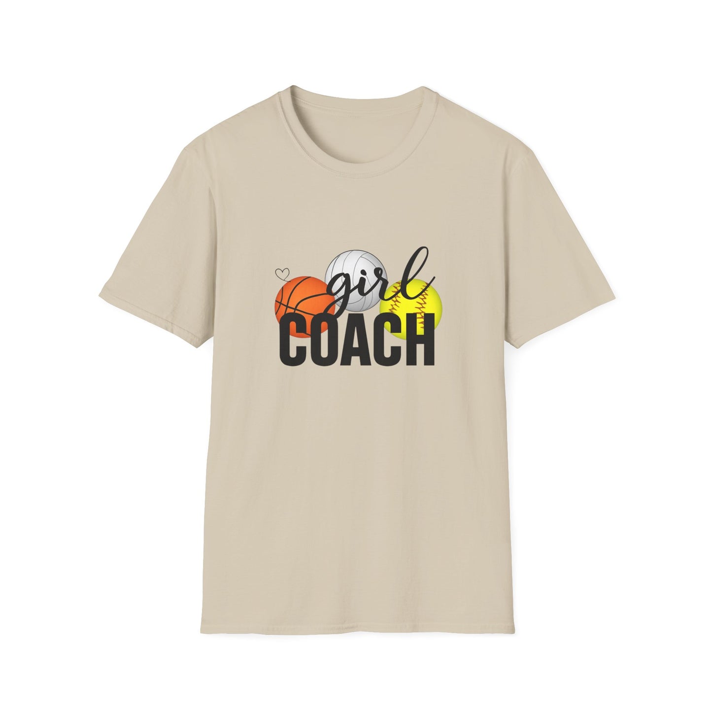 Empowering 'Girl Coach' Unisex T-Shirt | Sports Apparel for Coaches, Gifts for Athletes, Motivational Tees, Fun Team Gear, [...]