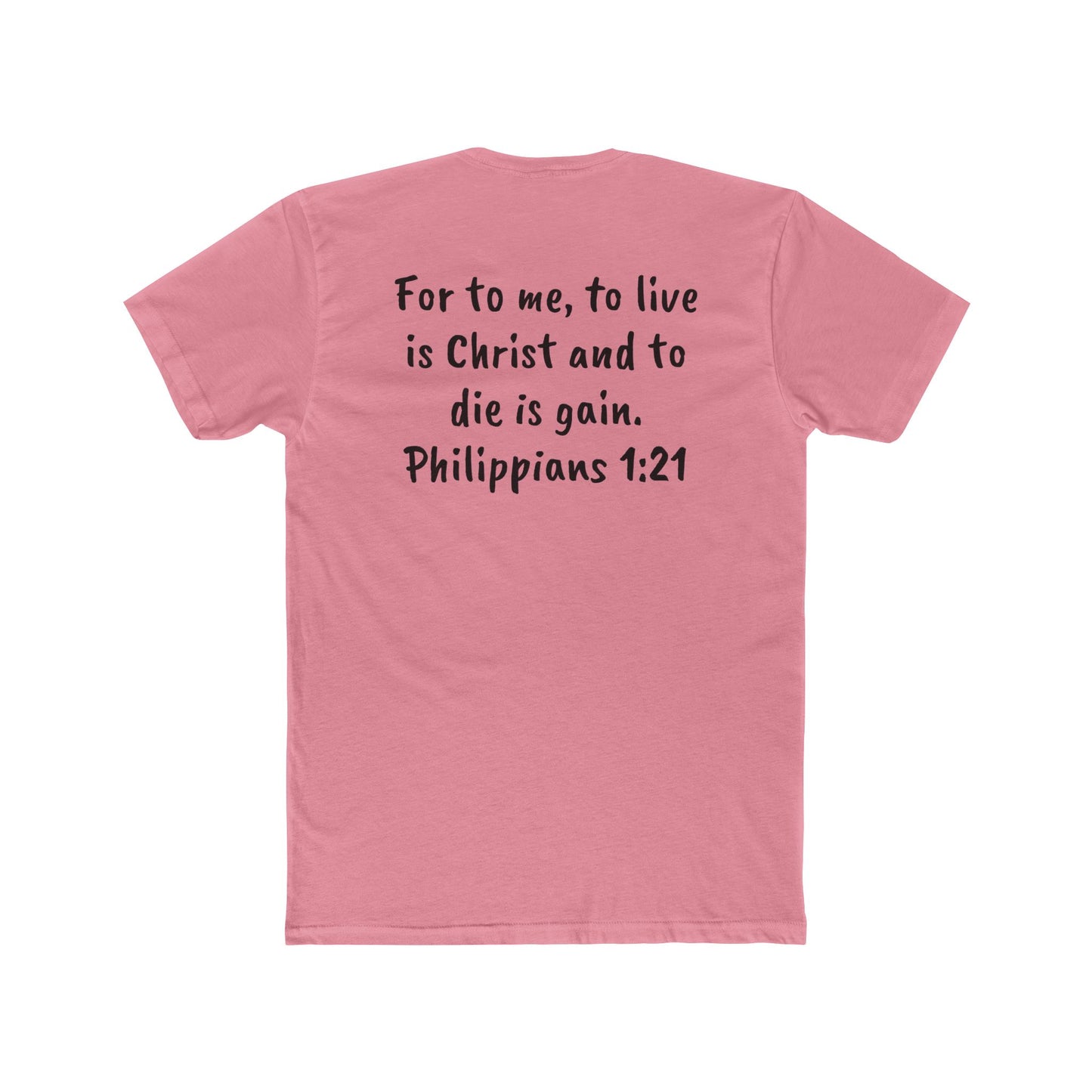 Faith-Inspired Unisex Cotton Tee, Christian Apparel, Inspirational Shirt, Gift for Believers, Bible Verse Tee, Casual Wear