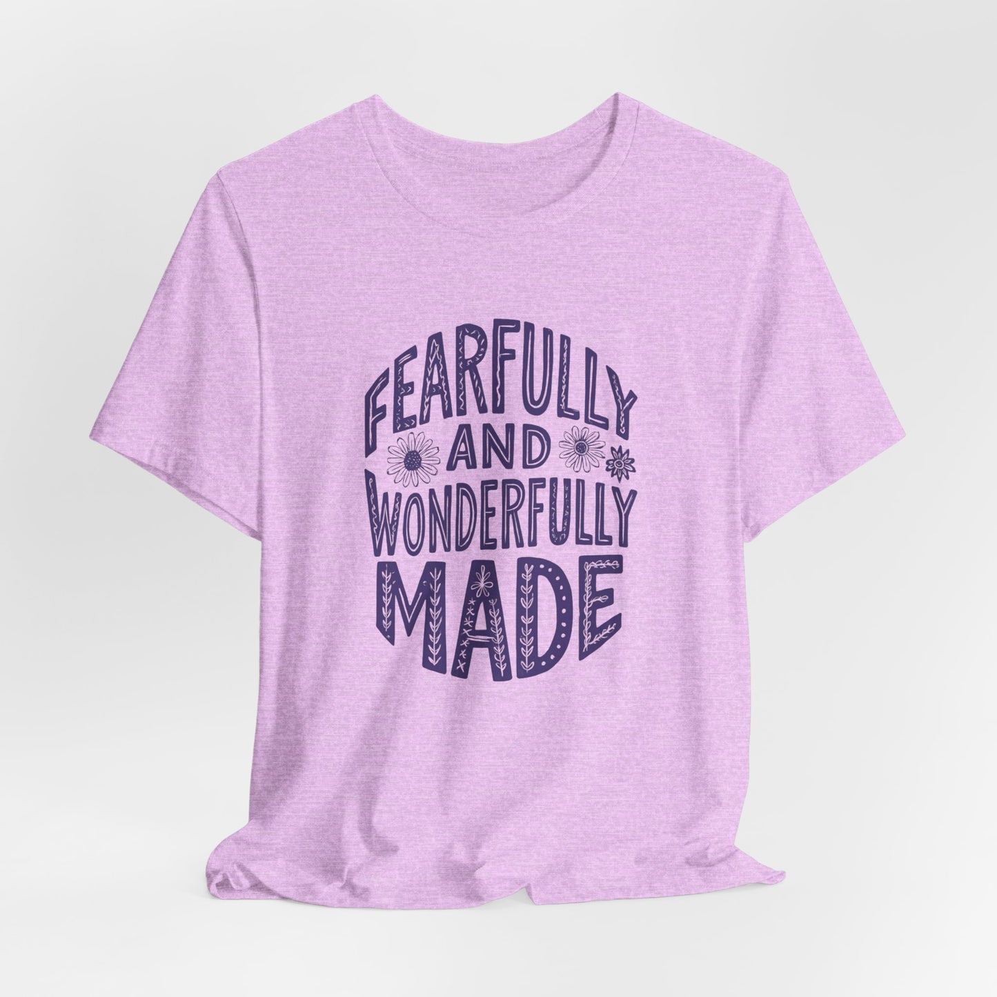 Fearfully and Wonderfully Made T-Shirt | Unisex Inspirational Tee, Faith-Based Apparel, Gift for Encouragement, Everyday Wear, [...]