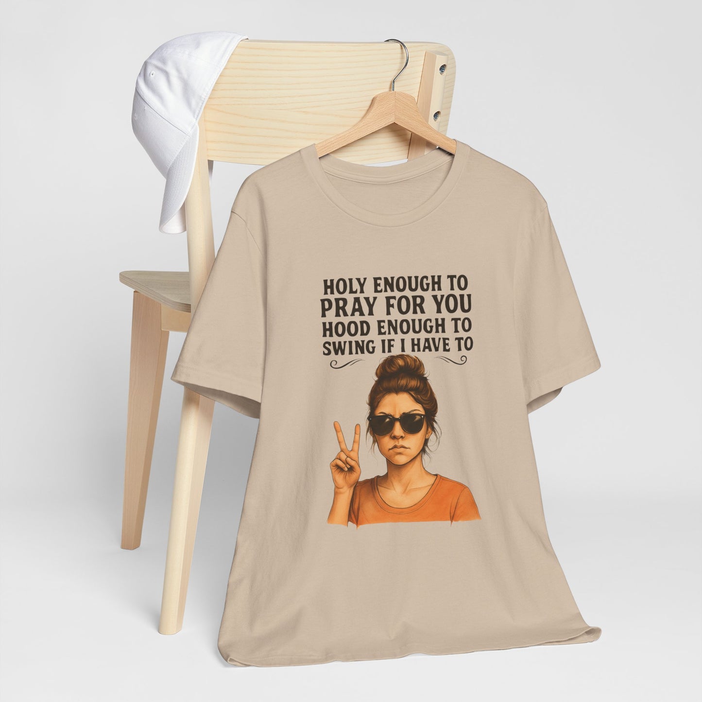 Holy Enough T-Shirt | Funny Quote Tee, Unisex Shirt, Casual Wear, Gift for Friends, Relaxed Fit, Summer Fashion