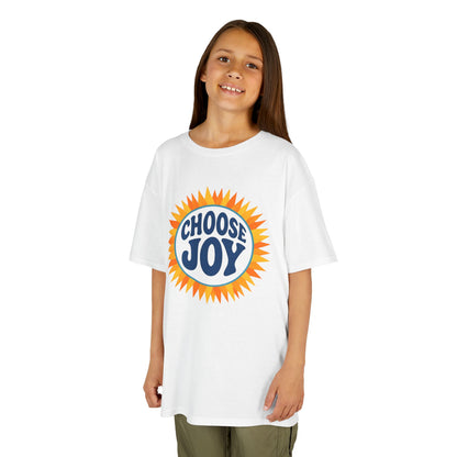 Kids Choose Joy Tee - Fun Cotton Kids T-Shirt, Positive Vibes, Birthday Gift, Youth Apparel, Everyday Wear, Summer Style