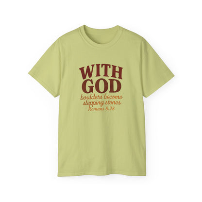 Faith-Inspired Unisex Tee, Inspirational T-Shirt, Spiritual Gift, Bible Verse Apparel, Christian Clothing, Everyday Wear