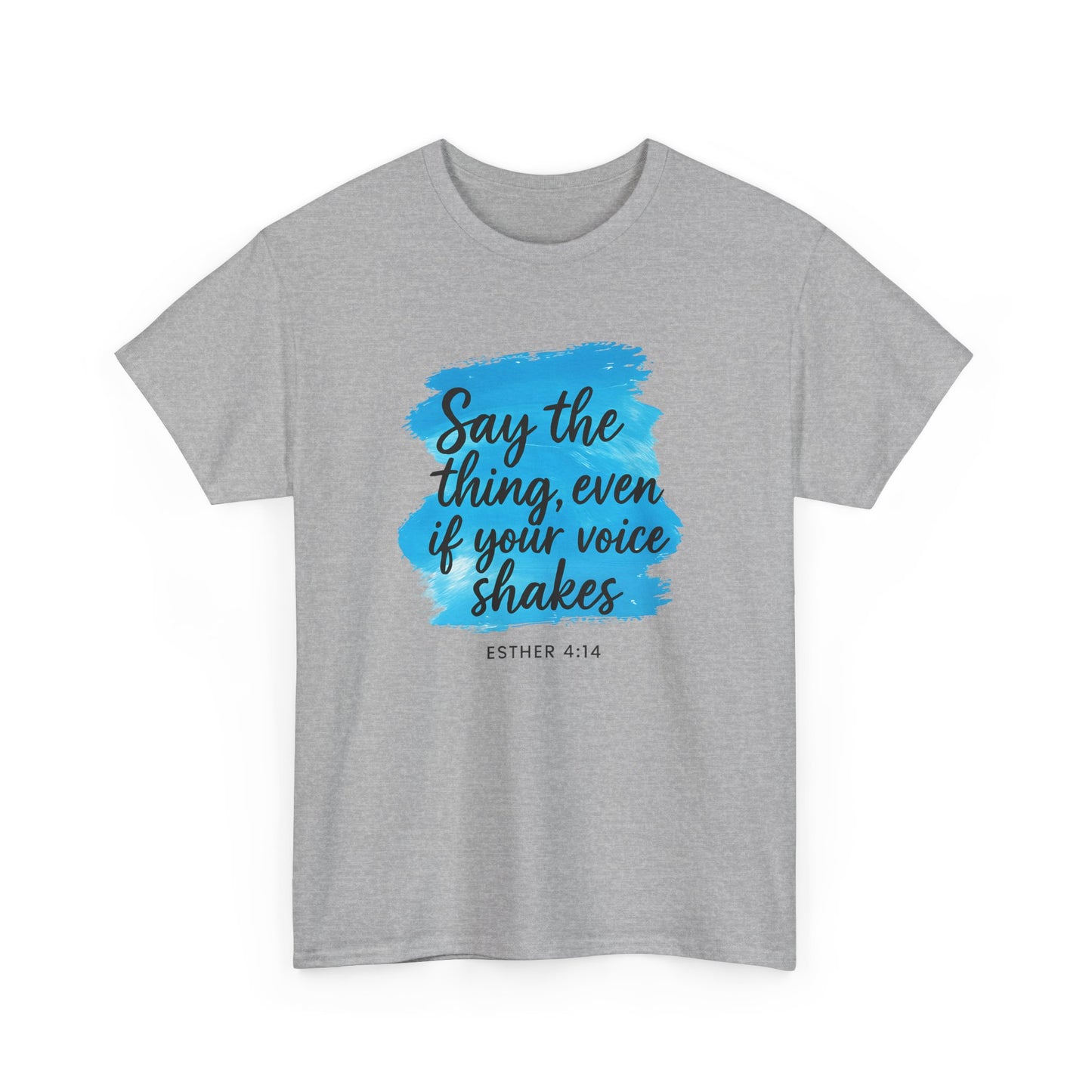 Motivational Quote Tee, Inspirational Cotton Shirt, Unisex Graphic Tee, Voice Empowerment Shirt, Gift for Writers, Encouragement Top