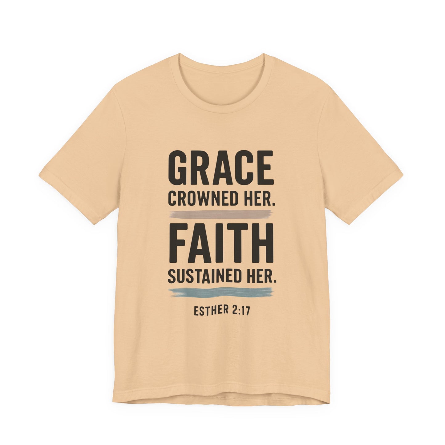 Faith and Grace Inspirational Tee, Bible Verse Shirt, Motivational T-Shirt, Christian Apparel, Religious Gift, Unisex Graphic Tee