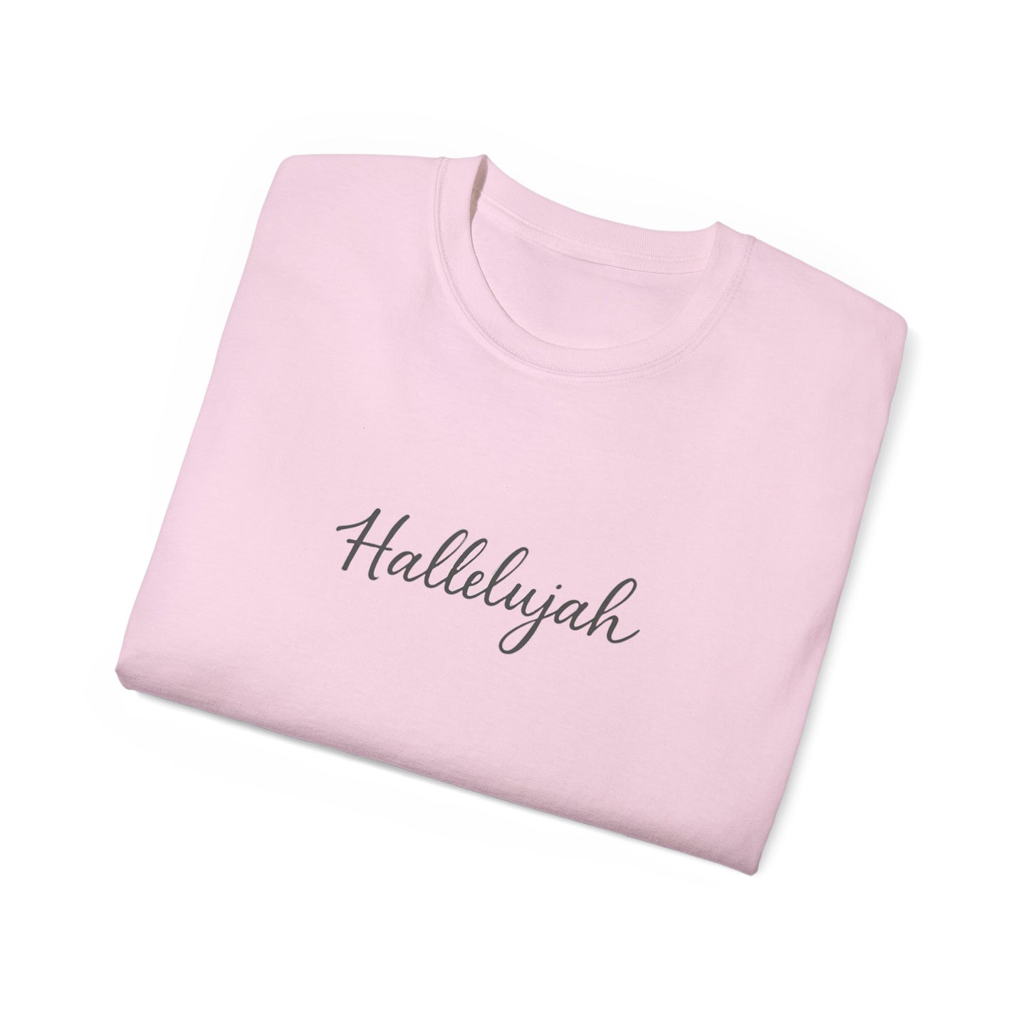 Hallelujah Unisex Ultra Cotton Tee - Casual Graphic Shirt, Faith-Based Apparel, Gifts for Christian Friends, Spring Fashion, [...]