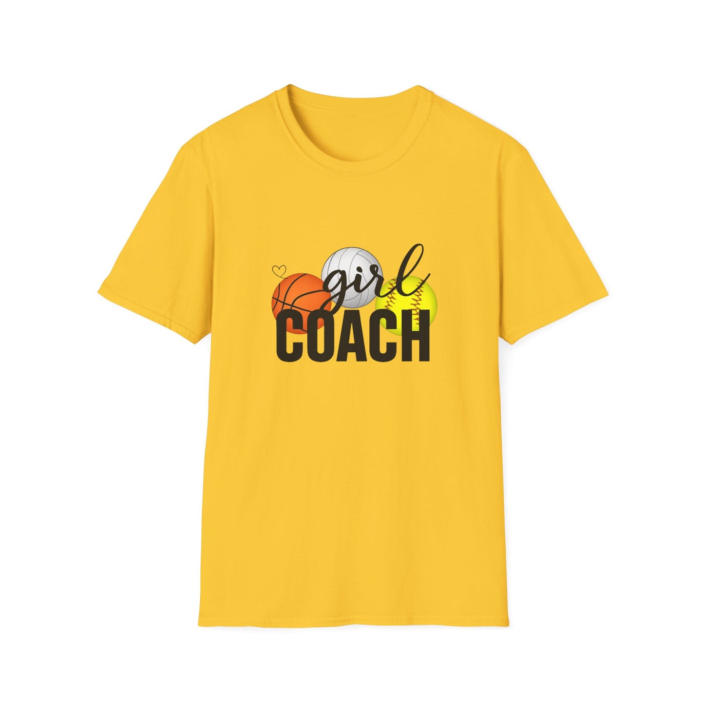 Empowering 'Girl Coach' Unisex T-Shirt | Sports Apparel for Coaches, Gifts for Athletes, Motivational Tees, Fun Team Gear, [...]