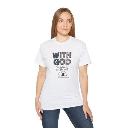 Inspirational Christian T-Shirt | With God, Faith Apparel, Gift for Him, Gift for Her, Religious Tee