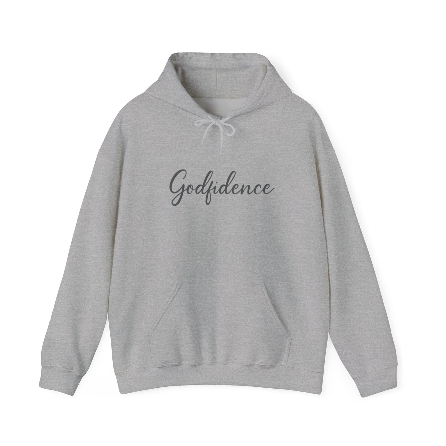 Godfidence Sweatshirt, Cozy Unisex Hoodie, Inspirational Layering Piece, Perfect Gift for Friends, Casual Fashionwear
