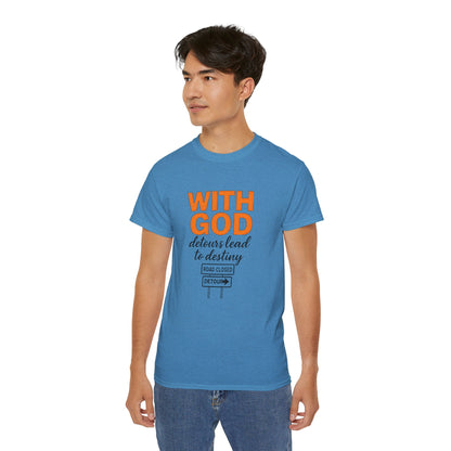 Inspirational Faith Tee, Comfortable Cotton Shirt for Daily Wear, Perfect for Gifts, Spiritual Inspiration, Church Events, Casual Outings
