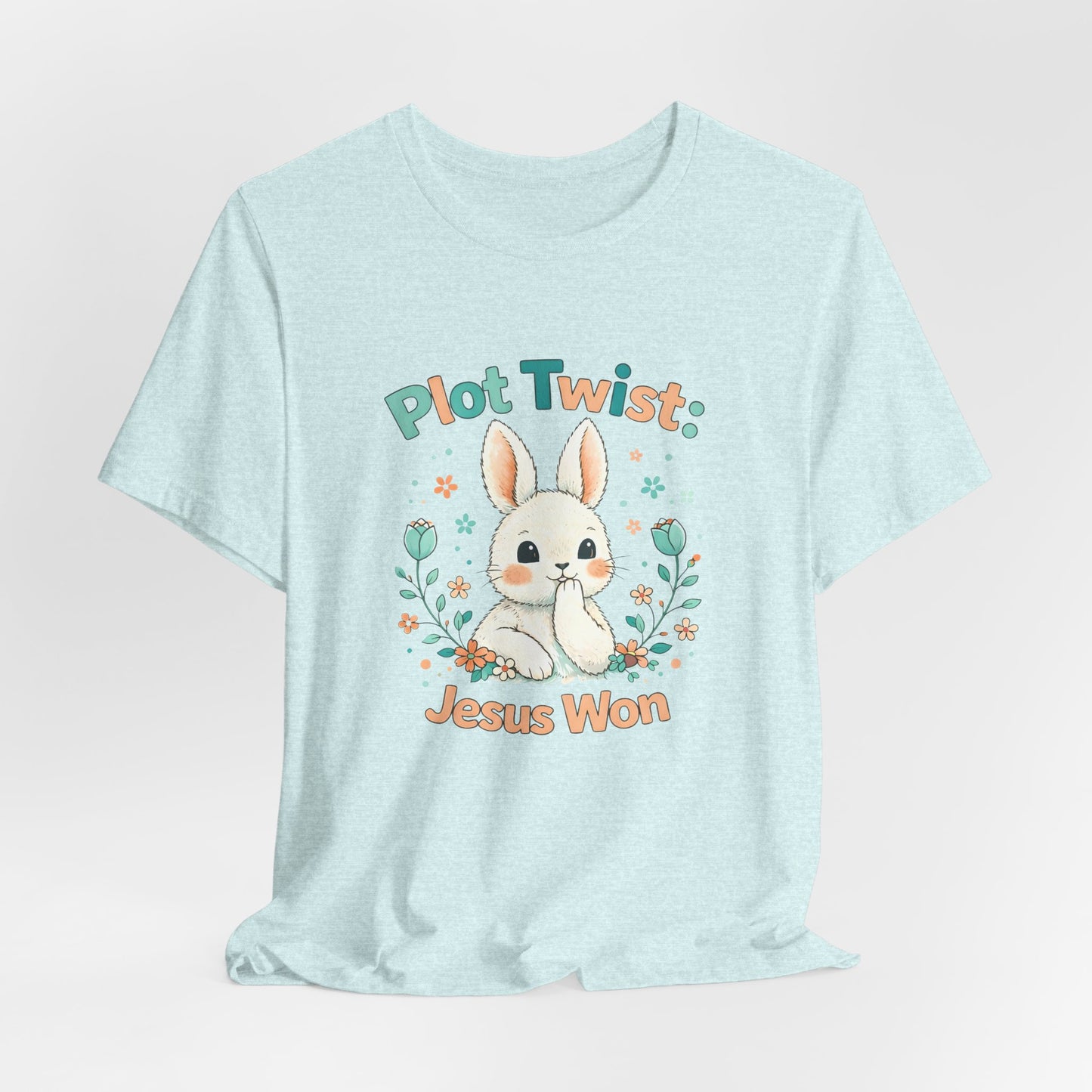 Easter Bunny 'Plot Twist: Jesus Won' Graphic Tee