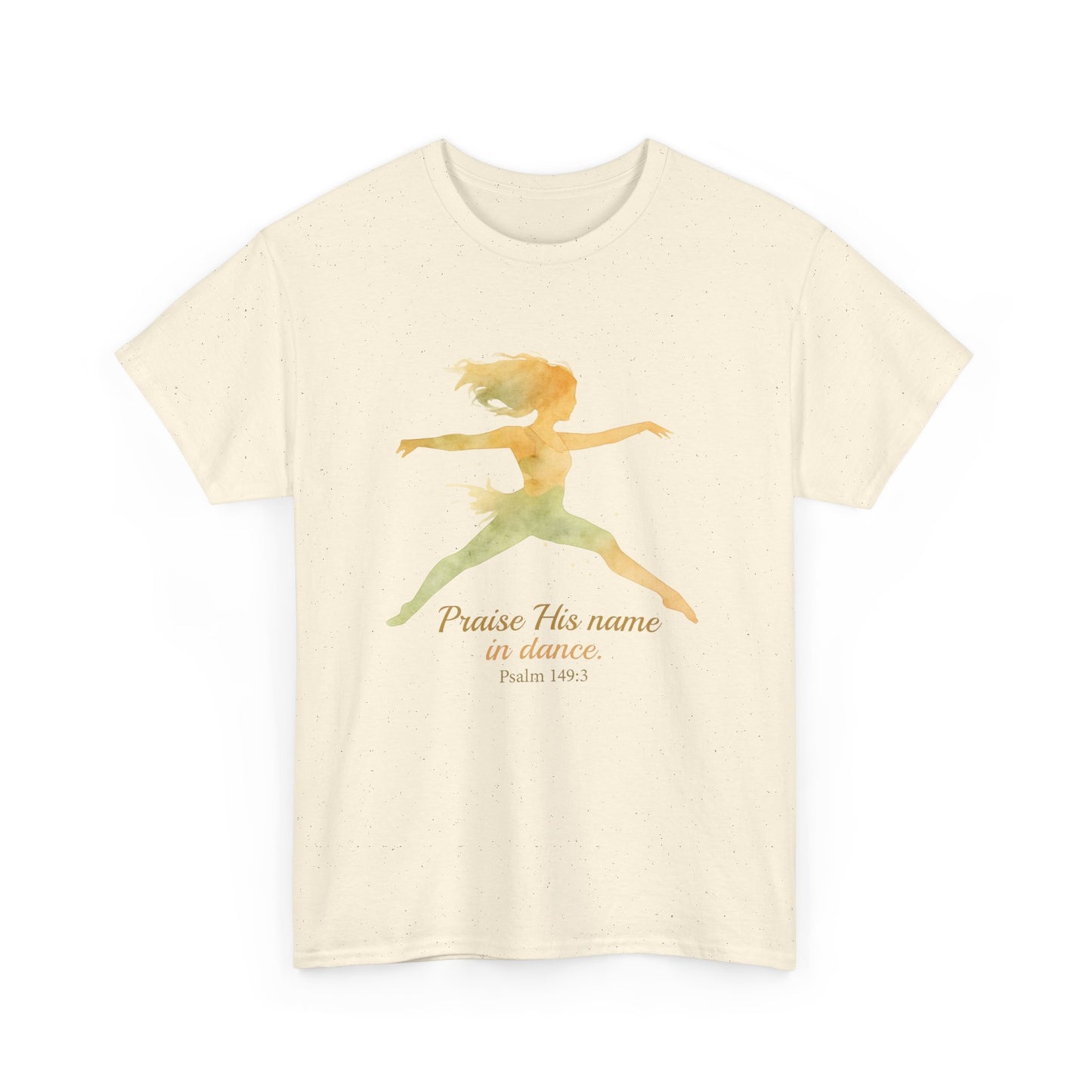 Inspirational Yoga Tee - Praise His Name, Unisex Cotton T-Shirt, Fitness Gift, Spiritual Workout Top, Mindfulness Apparel