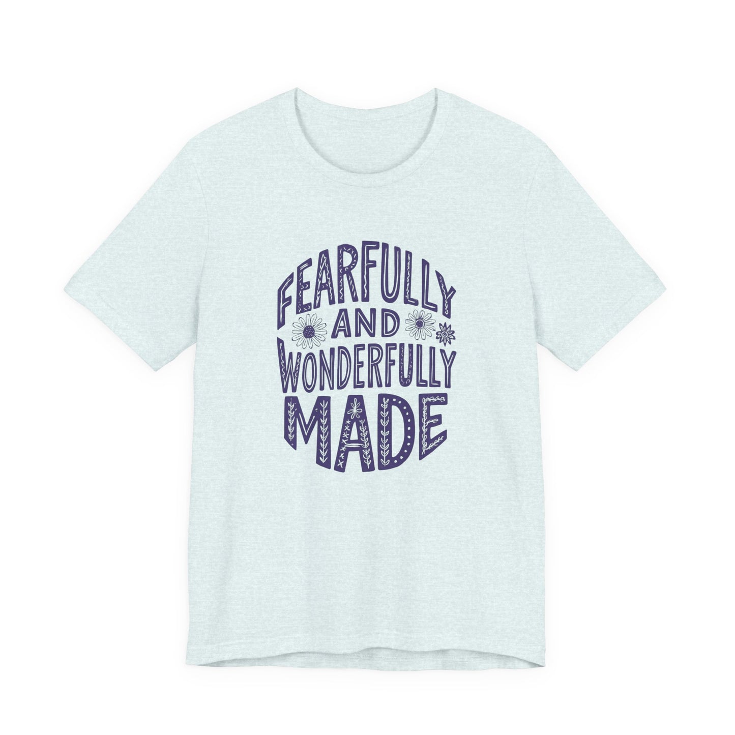 Fearfully and Wonderfully Made T-Shirt | Unisex Inspirational Tee, Faith-Based Apparel, Gift for Encouragement, Everyday Wear, [...]