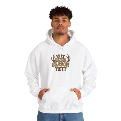 Deer Season Hooded Sweatshirt - Cozy Apparel for Hunters, Great for Fall Adventures, Camping, or Casual Outings, Gift for Outdoorsy Friends