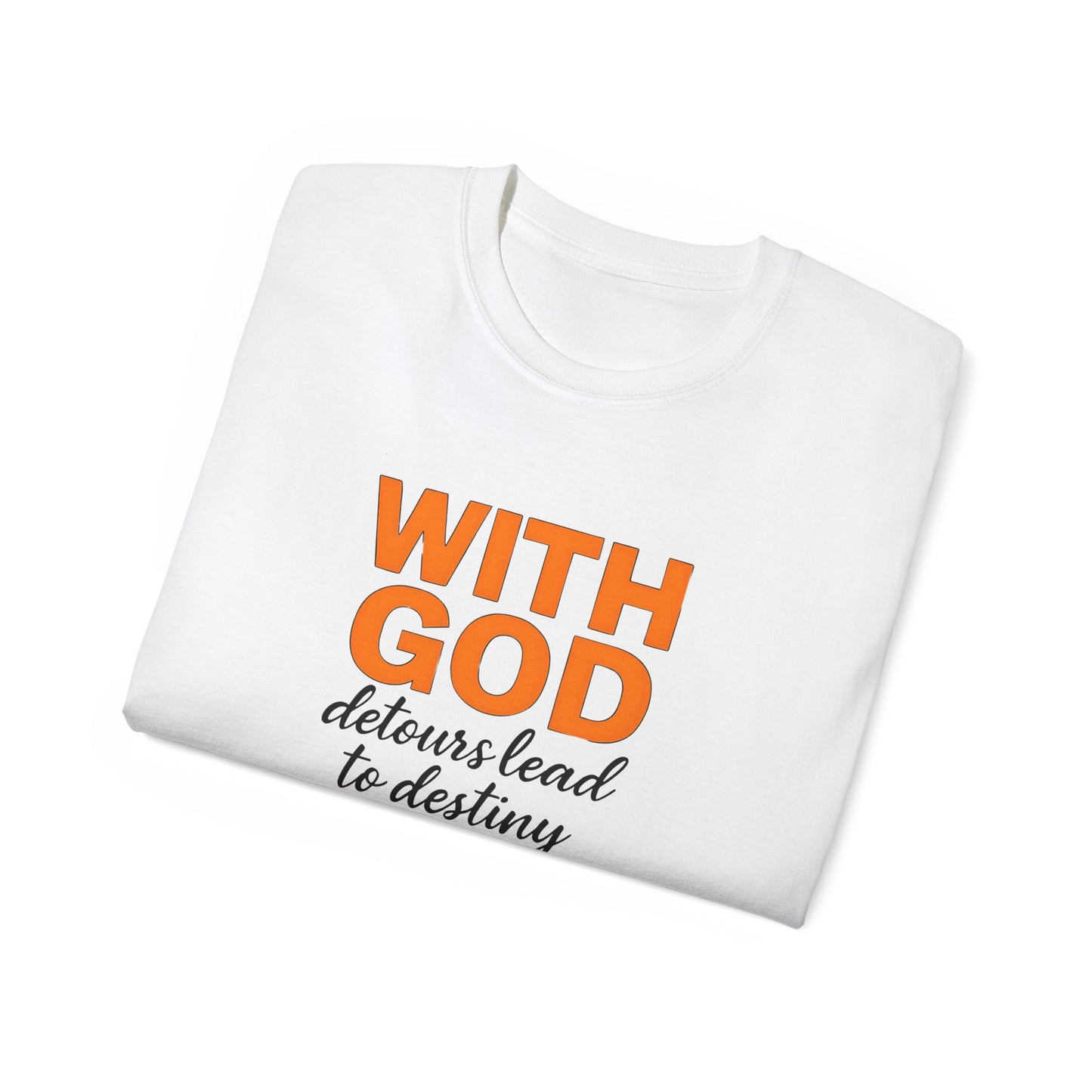 Inspirational Faith Tee, Comfortable Cotton Shirt for Daily Wear, Perfect for Gifts, Spiritual Inspiration, Church Events, Casual Outings