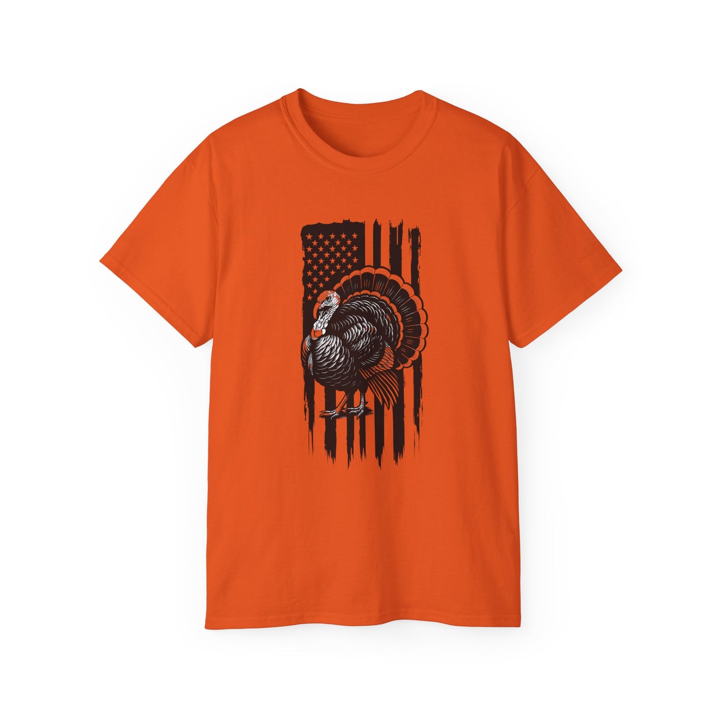 Thanksgiving Turkey Graphic Tee, Unisex Cotton T-Shirt for Holidays, Fall Wear, Family Gatherings, Thanksgiving Celebration, Casual Everyday