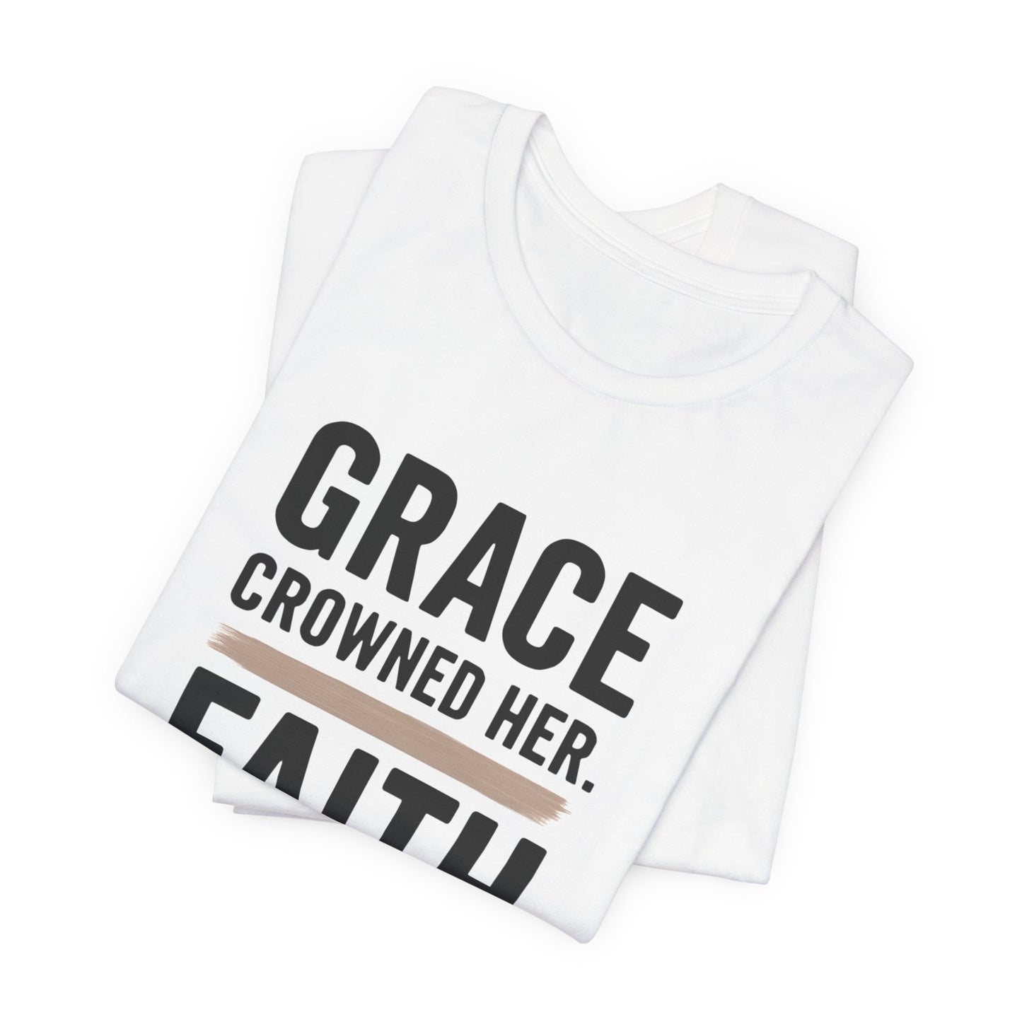 Faith and Grace Inspirational Tee, Bible Verse Shirt, Motivational T-Shirt, Christian Apparel, Religious Gift, Unisex Graphic Tee