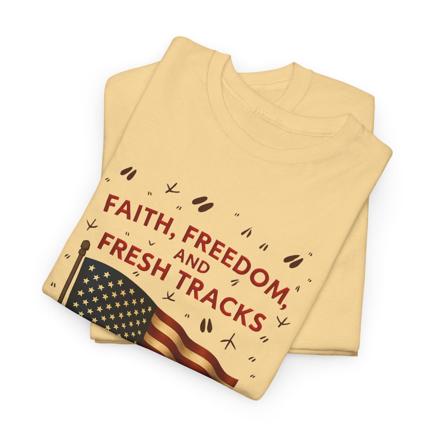 Patriotic Freedom Tee | Unisex Heavy Cotton T-Shirt, Independence Day Wear, Gift for Patriots, Summer Casual Top, American Spirit Apparel