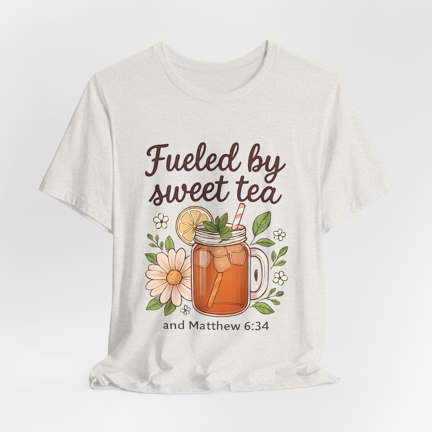 Sweet Tea Inspired Unisex Tee | Perfect for Summer Gatherings, Gifts for Tea Lovers, Relaxed Style, Casual Wear, Bible Verse Shirt