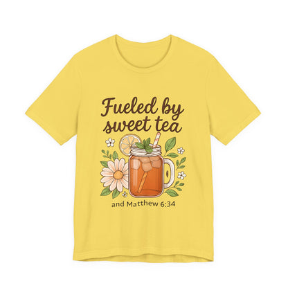 Sweet Tea Inspired Unisex Tee | Perfect for Summer Gatherings, Gifts for Tea Lovers, Relaxed Style, Casual Wear, Bible Verse Shirt