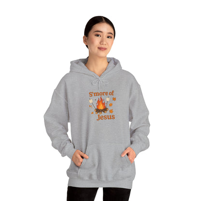Cozy Christian Hoodie, S'more of Jesus Sweatshirt, Perfect for Bonfires, Faith-Based Gift, Unisex Comfort Apparel