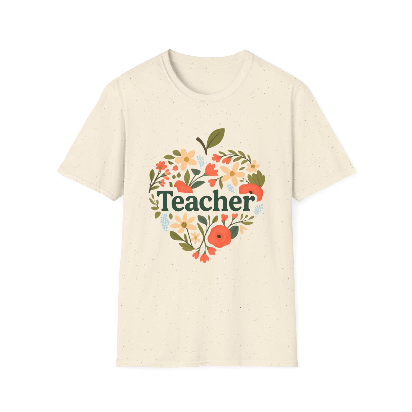 Floral Teacher T-Shirt | Perfect Gift for Educators, Back to School, Teacher Appreciation, Classroom Wear, Cute Teacher Shirts