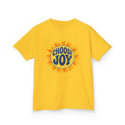 Kids Choose Joy Tee - Fun Cotton Kids T-Shirt, Positive Vibes, Birthday Gift, Youth Apparel, Everyday Wear, Summer Style