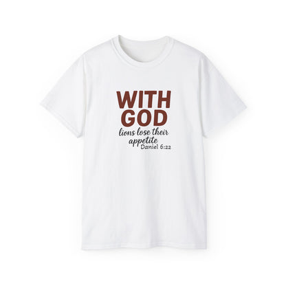 Faith-Inspired Unisex T-Shirt | Inspiring Apparel for Spiritual Growth, Christian Gifts, Inspirational Quotes, Bible Verses, Casual Wear