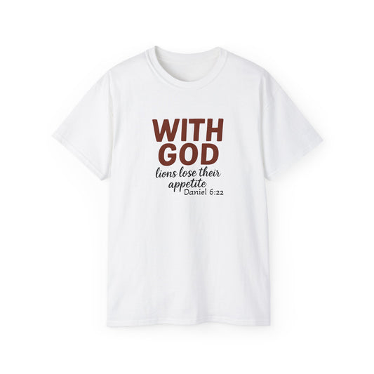 Faith-Inspired Unisex T-Shirt | Inspiring Apparel for Spiritual Growth, Christian Gifts, Inspirational Quotes, Bible Verses, Casual Wear