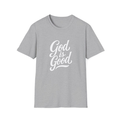 God is Good Graphic Tee | Unisex Softstyle T-Shirt | Faith-Based Apparel for Everyday Wear, Gift for Believers, Inspirational Fashion