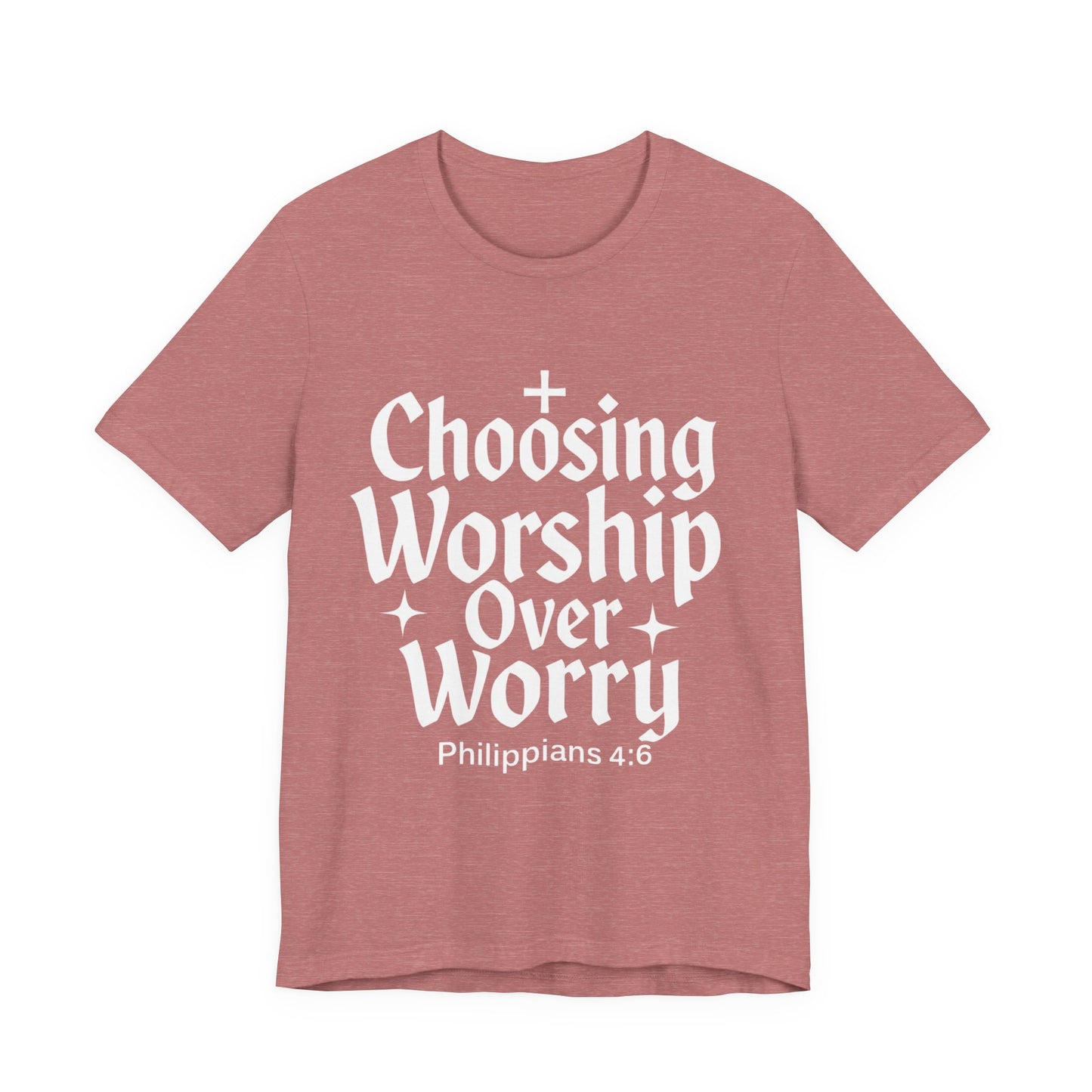 Faith-Inspired Unisex Tee: Choosing Worship Over Worry, Christian Apparel, Inspirational Gift, Spiritual T-Shirt, Everyday Wear, Gift [...]