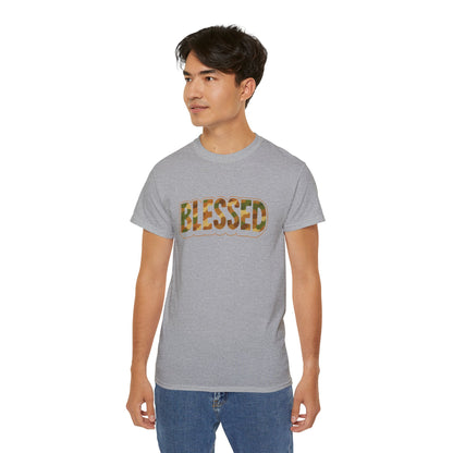 Blessed Unisex Ultra Cotton Tee - Casual T-Shirt for Faith, Inspirational Gift, Daily Wear, Christian Apparel, Spiritual Motivation
