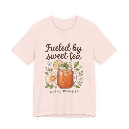 Sweet Tea Inspired Unisex Tee | Perfect for Summer Gatherings, Gifts for Tea Lovers, Relaxed Style, Casual Wear, Bible Verse Shirt