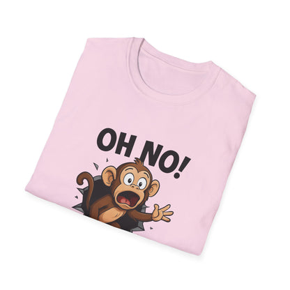 Funny Monkey T-Shirt, Family Reunion Gift, Birthday Humor Shirt, Animal Lover Apparel, Casual Wardrobe Staple