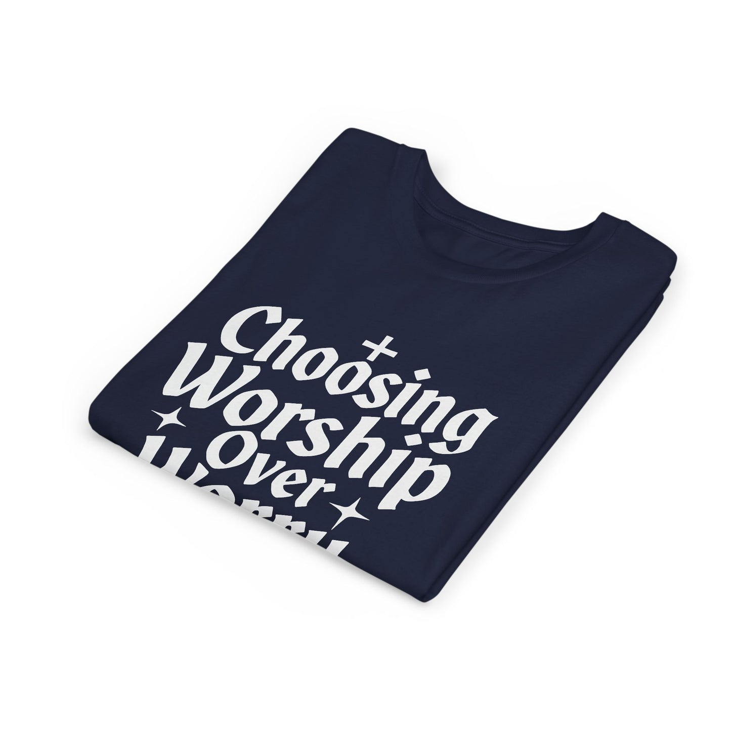 Youth Inspirational Tee - Choosing Worship Over Worry, Motivational Youth Shirt, Christian Apparel, Faith-Based Gift for Kids, [...]