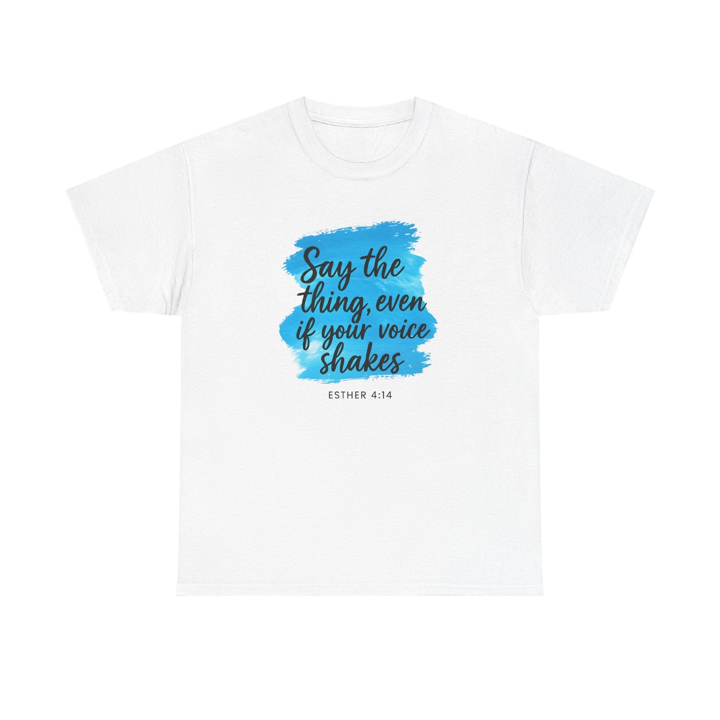 Motivational Quote Tee, Inspirational Cotton Shirt, Unisex Graphic Tee, Voice Empowerment Shirt, Gift for Writers, Encouragement Top