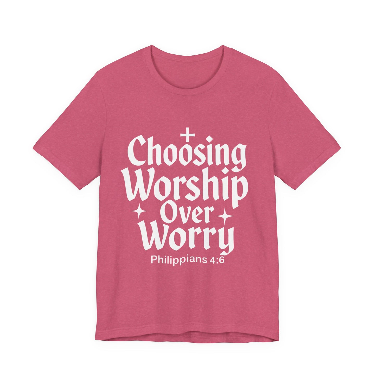 Faith-Inspired Unisex Tee: Choosing Worship Over Worry, Christian Apparel, Inspirational Gift, Spiritual T-Shirt, Everyday Wear, Gift [...]