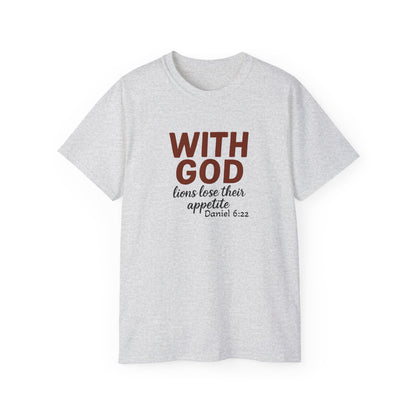 Faith-Inspired Unisex T-Shirt | Inspiring Apparel for Spiritual Growth, Christian Gifts, Inspirational Quotes, Bible Verses, Casual Wear