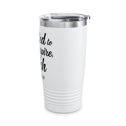 Inspirational Travel Tumbler with Scripture, Daily Motivation Mug, Perfect Gift for Teachers, Bible Verse Drinkware, 20oz Tumbler