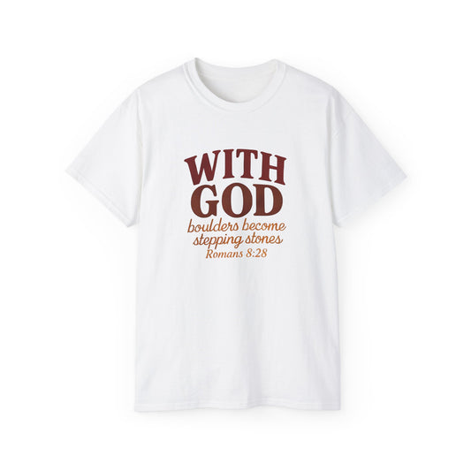 Faith-Inspired Unisex Tee, Inspirational T-Shirt, Spiritual Gift, Bible Verse Apparel, Christian Clothing, Everyday Wear