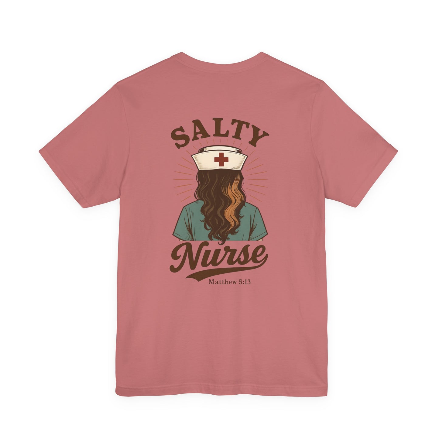 Salty Nurse Unisex Tee | Funny Nurse Shirt, Medical Apparel, Nurse Gift, Appreciation Gift, Healthcare Humor Tee