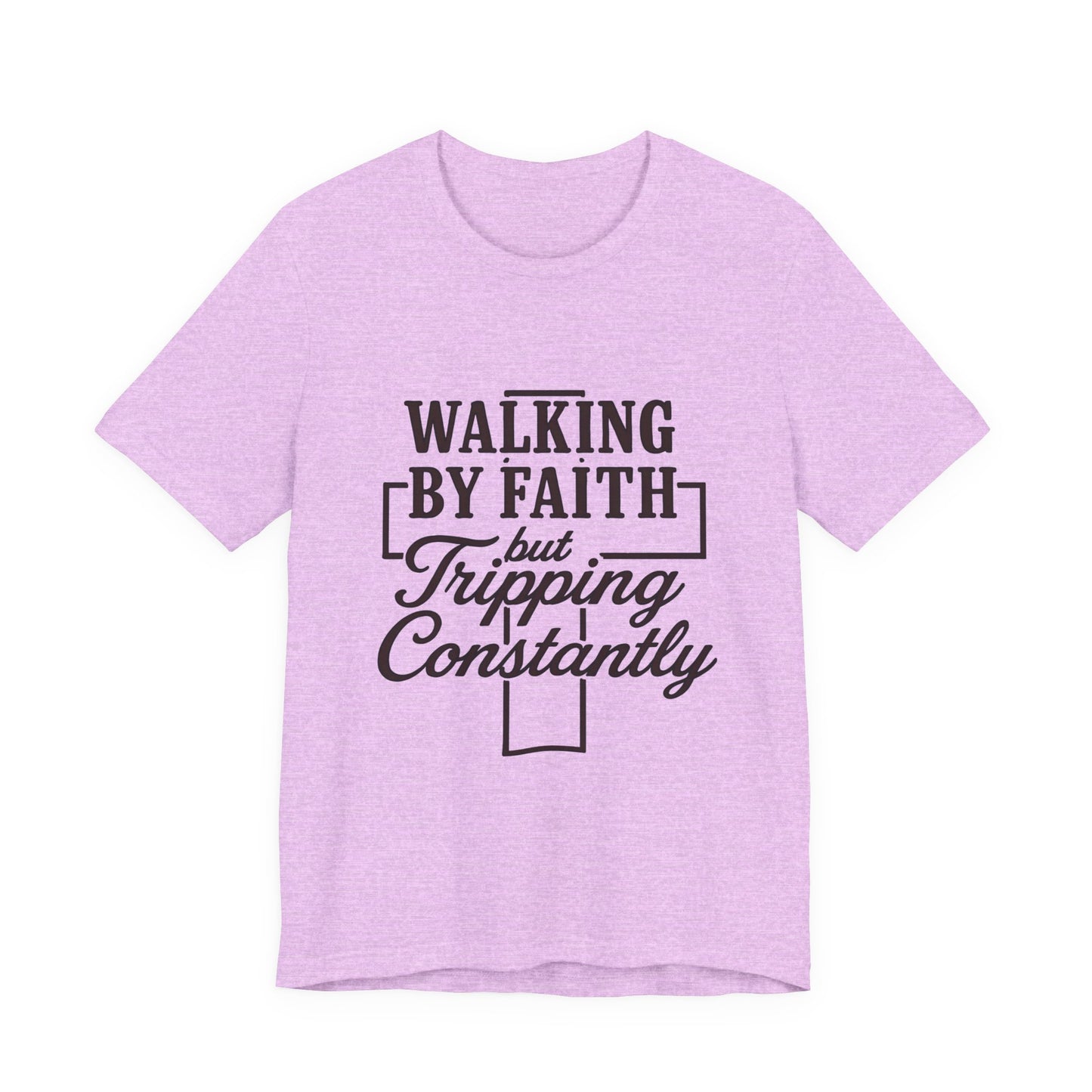 Faith-Inspired Unisex Tee | Walking by Faith Shirt, Christian Apparel, Inspirational Tee, Everyday Wear, Gift for Believers