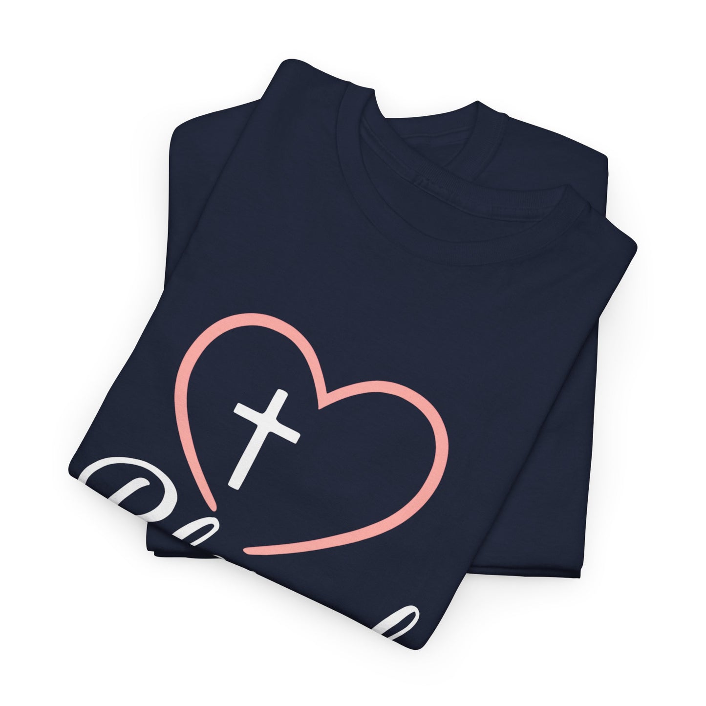Blessed Unisex Heavy Cotton Tee - Faith T-Shirt, Christian Apparel, Gift for Her, Inspirational Shirt, Everyday Wear