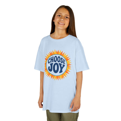 Kids Choose Joy Tee - Fun Cotton Kids T-Shirt, Positive Vibes, Birthday Gift, Youth Apparel, Everyday Wear, Summer Style
