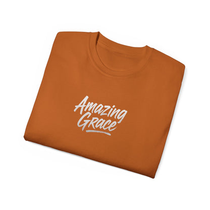 Amazing Grace Unisex Cotton Tee - Faith-Inspired, Spiritual Gift, Everyday Wear, Church Events, Inspirational Top