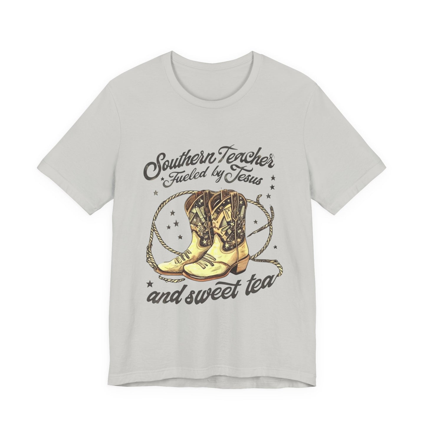 Southern Teacher Tee - Southern Style, Teacher Gift, Country Vibes, Faith-Based Apparel, Sweet Tea Lover Shirt