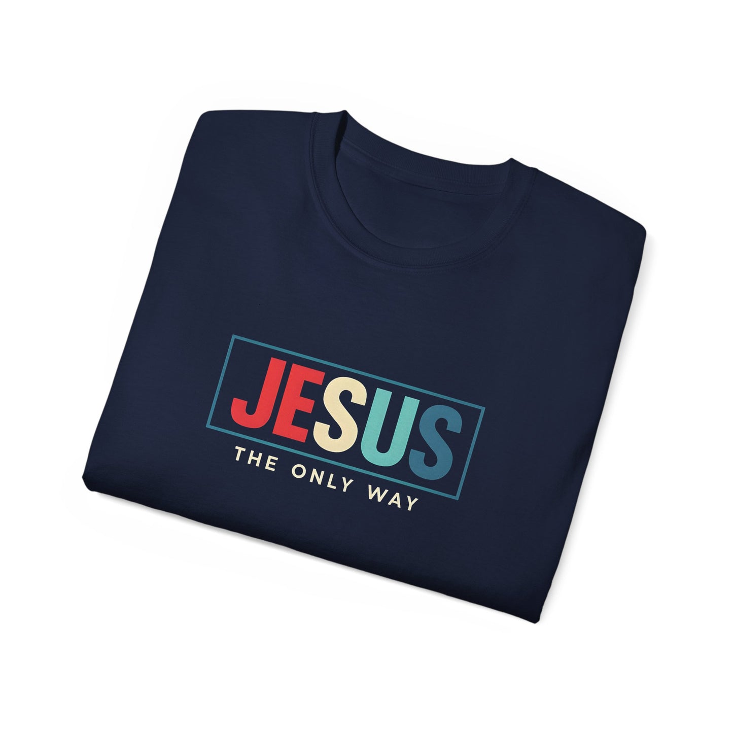 Jesus The Only Way Unisex Ultra Cotton Tee for Faith-based Casual Wear, Comfortable T-Shirt for Everyday, Christian Apparel, Gift for [...]