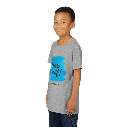 Fear Not Youth Tee - Inspirational Short Sleeve Shirt for Kids, Gift for Birthdays, Faith-Based Apparel, Motivational Wear