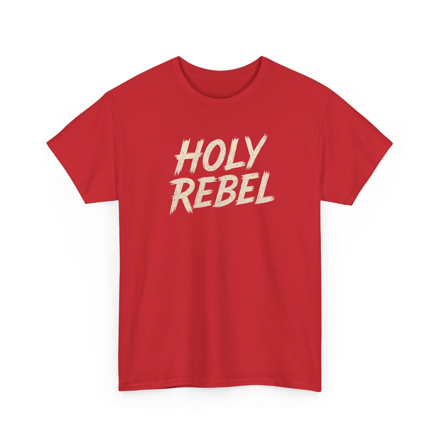 Holy Rebel Unisex Heavy Cotton Tee, Inspirational Christian T-Shirt, Unique Gift for Rebels, Faith-Based Apparel, Motivational Quote [...]
