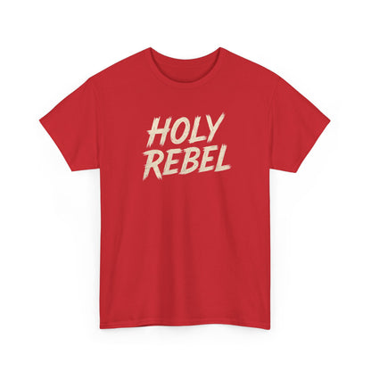 Holy Rebel Unisex Heavy Cotton Tee, Inspirational Christian T-Shirt, Unique Gift for Rebels, Faith-Based Apparel, Motivational Quote [...]
