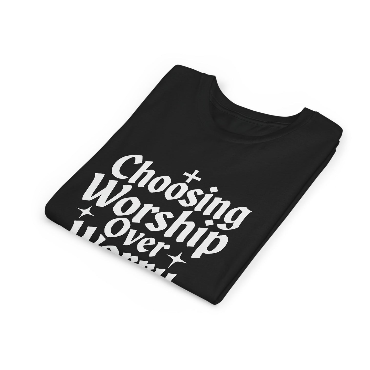 Youth Inspirational Tee - Choosing Worship Over Worry, Motivational Youth Shirt, Christian Apparel, Faith-Based Gift for Kids, [...]